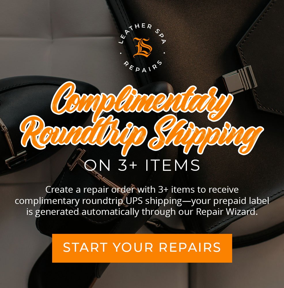 Complimentary roundtrip shipping on 3+ items. Create a repair order with 3+ items to receive complimentary roundtrip UPS shipping. Your prepaid label is generated automatically through our Repair Wizard.